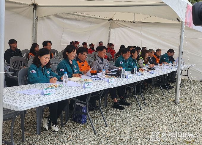 함안군, 2026 산사태취약지역 군, 읍면 합동 주민대피훈련 실시_합동주민대피훈련